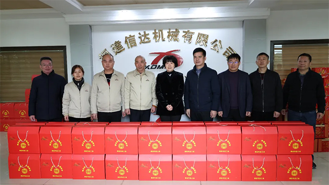 “情系职工·幸福南安”南安市总工会春节送温暖慰问活动走进信达机械